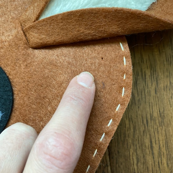 Pottery Barn Kids Rudolph The Red Nosed Reindeer Felt  Chairbacker - Picture 2 of 11